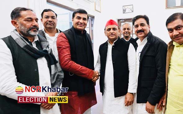 ग्रेटर नोएडा फेडरेशन के अध्यक्ष पूर्व बार सचिव देवेंद्र टाईगर भी हुए साईकिल पर सवार